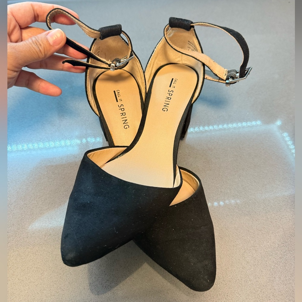 Call It Spring Black Sandals